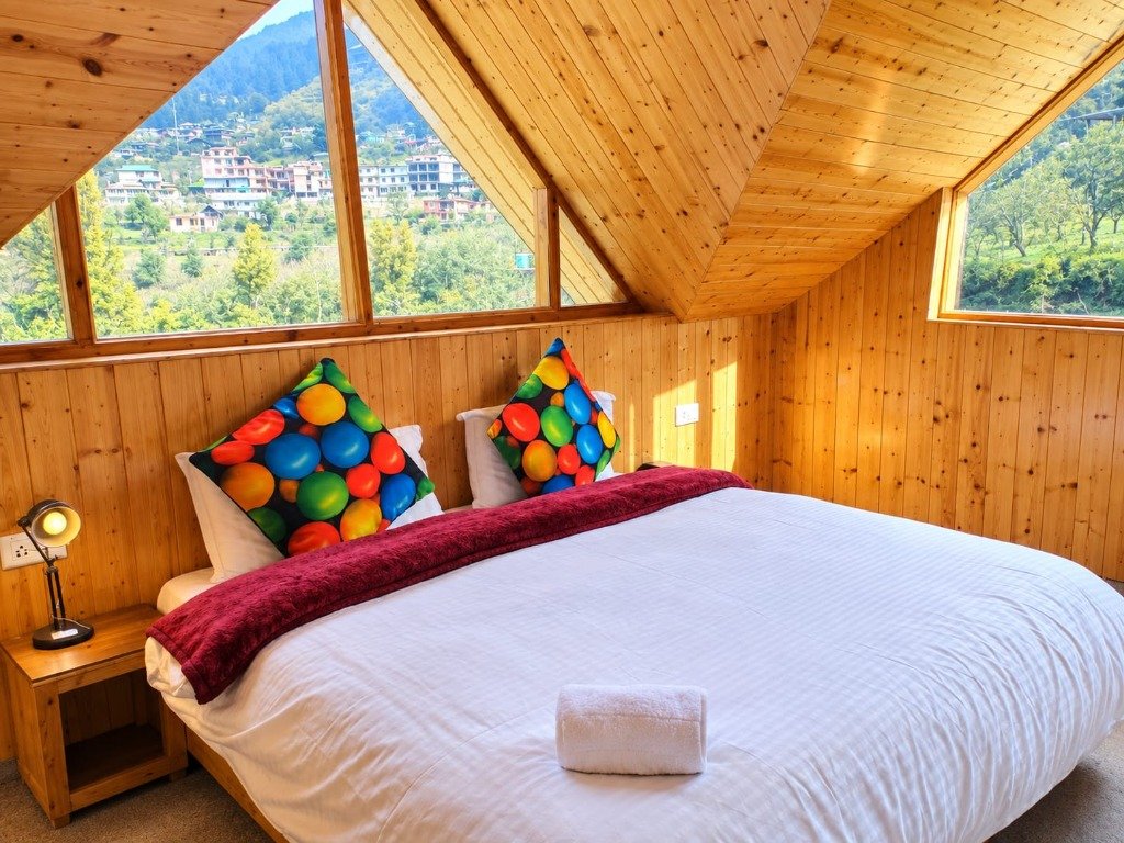 A-Frame Panoramic Valley View Suite at Royal Shivam Homestay